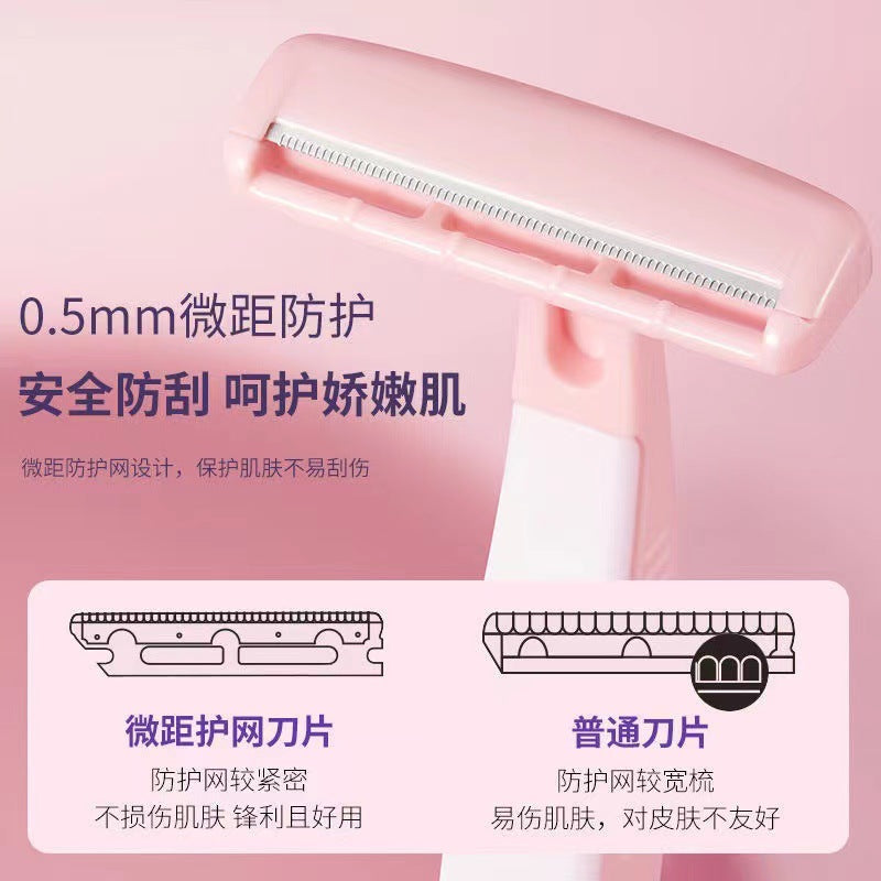 Armpit hair knife processing personalized female shaving knife oem hair removal shaving leg hair oem eyebrow trimming oblique eyebrow trimming knife