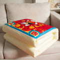 Custom logo throw pillow blanket - multifunctional sofa pillow blanket, dual-use office gift, home & car air conditioning blanket