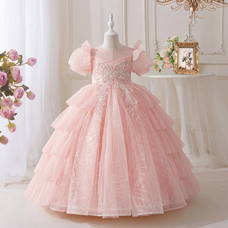 Girls' dresses -  exclusive: long, mesh flower girl dresses, wedding dresses, piano recital outfits, birthday party gowns