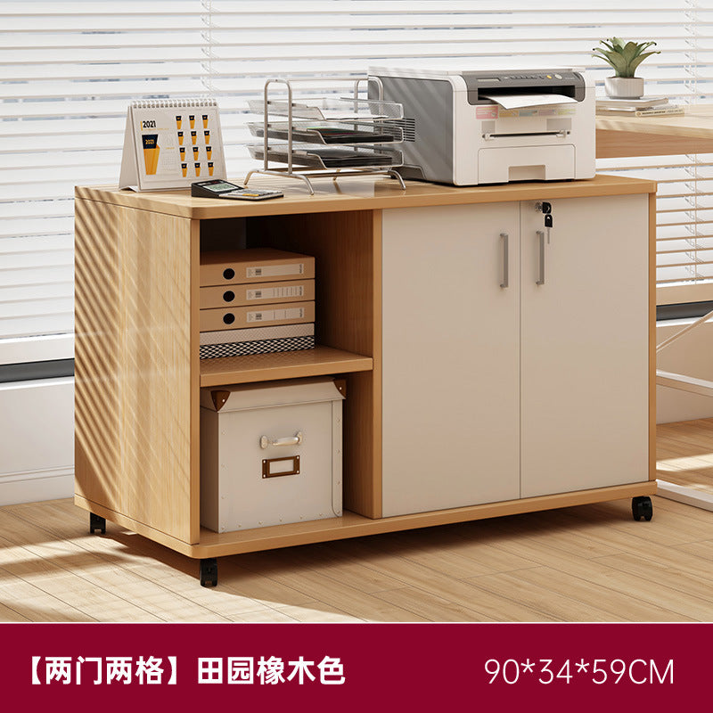 Office file cabinet with lock, storage cabinet, data storage cabinet, under table, low cabinet, printer, locker, side cabinet