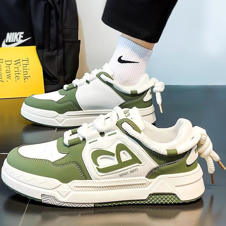 Canvas shoes men's wintercasual sports sense of designniche style men's shoes 2025new arrival student bread thick sole sneakers