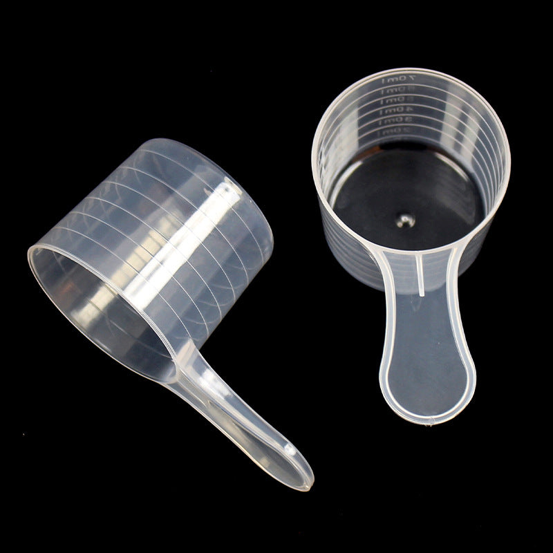 Plastic measuring spoon measuring cup 70ml milliliter plastic spoon feed fertilizer measuring cylinder measuring cup non-food water 70g grams