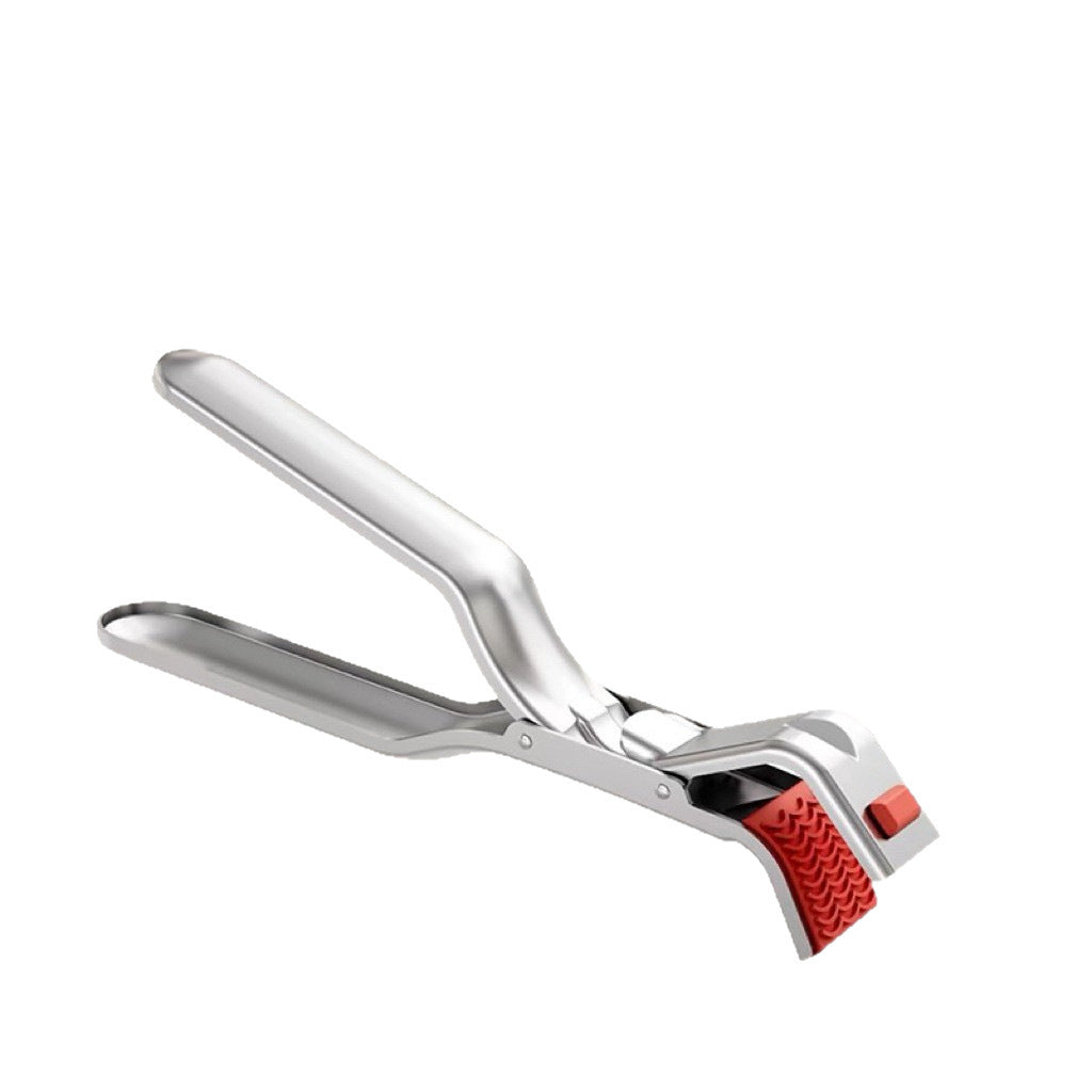 Cross-border anti-scalding clip artifact, plate lifter, kitchen supplies, stainless steel silicone steamer, multi-functional food plate clip
