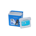 7l portable cooler box - perfect for keeping drinks cold: ideal for bars, beer, freshness, refrigeration, iced coffee, picnics, and lunches