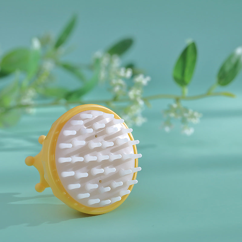 Baby shampoo brush, kids' scalp scrubber, silicone bath sponge, newborn baby bath sponge, bath mud for babies