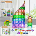 Kids puzzle variety of assemble building blocks castle paradise boys and girls colorful window magnetic sheet magnetic magnet intellectual toy