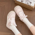Student sports casual german training shoes 2026new arrivalspring & fall women's shoes thick solewhite shoes with skirt shoes sneakers for women