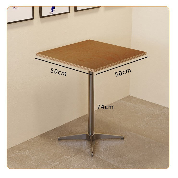Cross-border simple milk tea shop tables and chairs Internet celebrity snack shop cafe casual wrought iron ocean board cafe tables and chairs