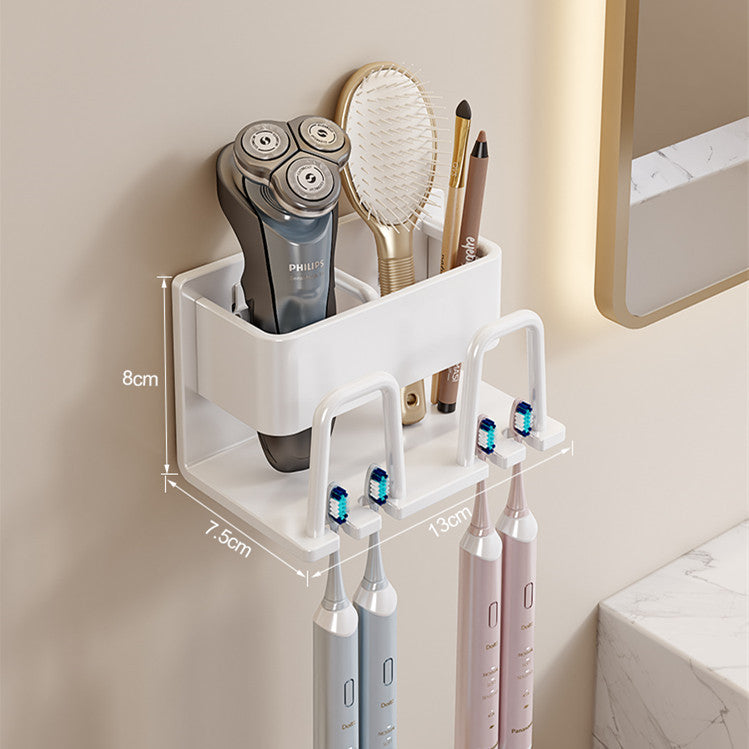 Removable toothbrush rack No punching mouthwash cup holder Wall hanging storage rack Electric toothbrush Toothpaste holder Wholesale