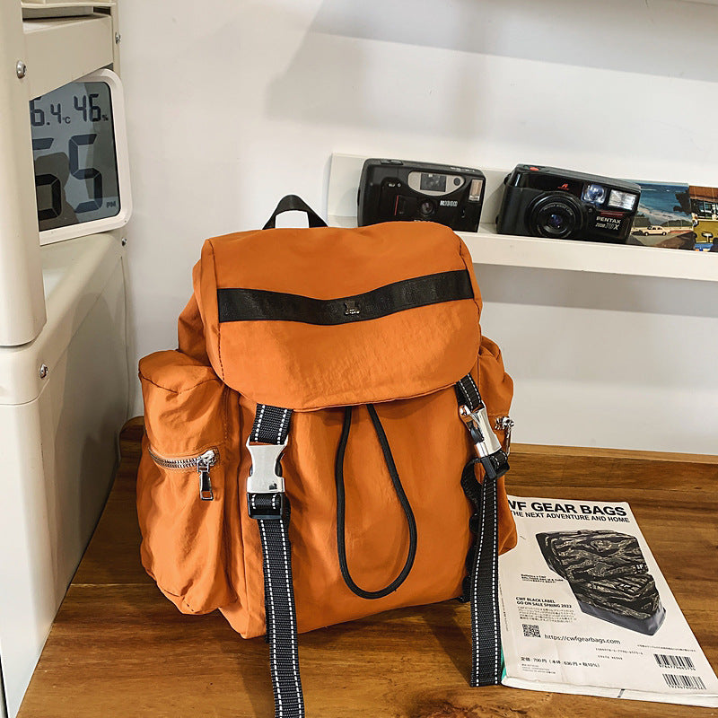 Cross-border light travel large-capacity backpack simple trend college student schoolbag outdoor hiking backpack