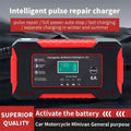 12v6a iron lithium charger 12v charger motorcycle charger 12v6a car battery charger