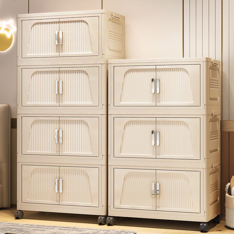 40-70 Wide Baby Wardrobe Children's Clothes Organizing Box Baby Wardrobe Plastic Household Snacks Storage Storage