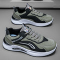 Men's spring casual shoes 2025 new leather running shoes non-slip athletic shoes men's waterproof anti-slip trendy shoes