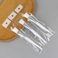 Beauty mask brush, mask application tool, mask mixing brush, soft bristle spa brush, white handle makeup brush, 16cm standard aluminum ferrule