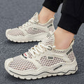 Men's summer mesh sneakers - breathable, soft sole, anti-slip running shoes - hollow-out casual shoes - versatile mesh shoes - trendy men's footwear