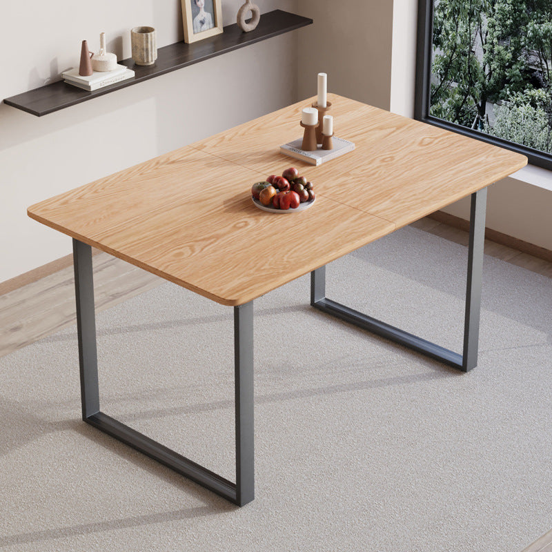 Simple dining table stretchable dining table rectangular dining table manufacturer wholesale personalized small apartment multifunctional dining table