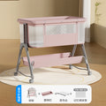 Baby crib: portable, foldable, multi-functional, adjustable height, seamless splicing, newborn-sized bassinet