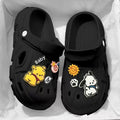 Women's clogs - summer cute cartoon outdoor fashion, new trendy anti-slip thick sole height increasing beach closed-toe half slippers