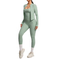 European and american outdoor casual tight-fit pocket yoga outfit set - quick-dry, high-waisted, slimming, cloud-like comfort, three-piece activewear set