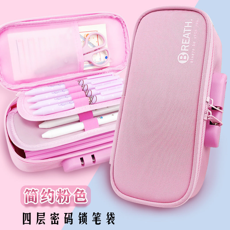 Pencil Case for Primary School Students Large Capacity Magic Child Haohai Children's Stationery Box Pencil Box Stationery Nezha Pencil Box Aobing