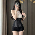 Influencer-approved [2nd generation] rebound latex waist trainer - slimming, tummy control, and posture corrector for sports and everyday wear