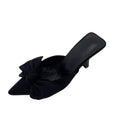 2026 french high heel pointed-toe sandals with bow detail - new summer collection, elegant and unique