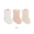 Babylon three-pair kids socks combed cotton breathable baby knee socks socks candy color boneless infant socks
