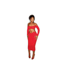 European and american cross-border women's fashion:  autumn new arrival - solid color raglan sleeve bandeau sexy bodycon mini dress