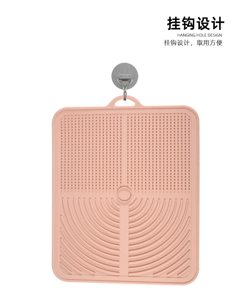 2021new arrival silicone pet mat silicone slow feeding mat cat and dog mat kitchen drain mat