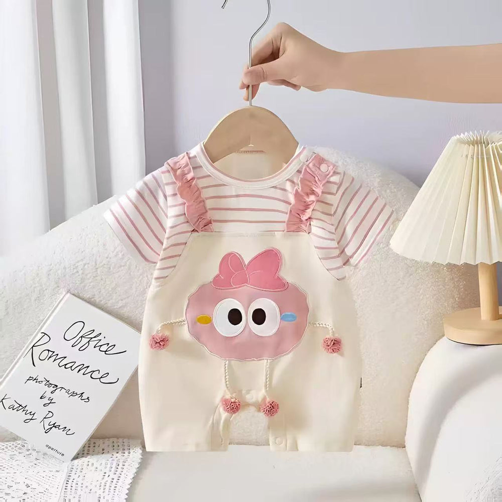 Infant and toddler onesies, new summer styles for baby girls, outdoor rompers, newborn clothes, baby crawling suits