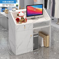 Minimalist modern bar counter/reception desk - small counter for beauty salons, clothing stores, and reception areas