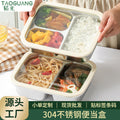 304 stainless steel food storage container - microwave safe, student-approved lunch box, airtight food container for fruits and bento boxes