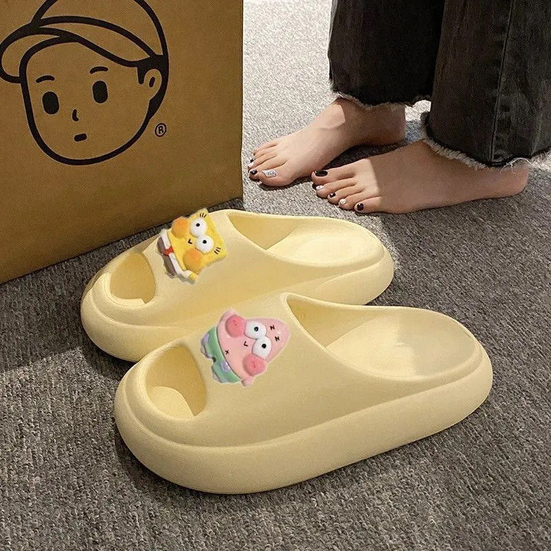 2026 new eva platform slippers - women's outdoor/indoor couple's thick-soled non-slip slides