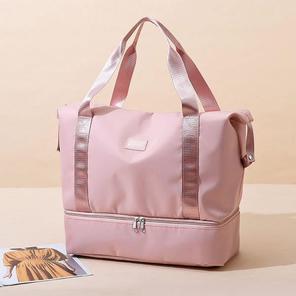 Travel bag wholesale, wet and dry separation yoga fitness bag travel sports portable travel bag multi-functional travel bag
