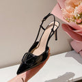 Yx french one-line beautiful v buckle elegant high heels stiletto pointed toe one-line beautiful toe cap sandals nude women's shoes