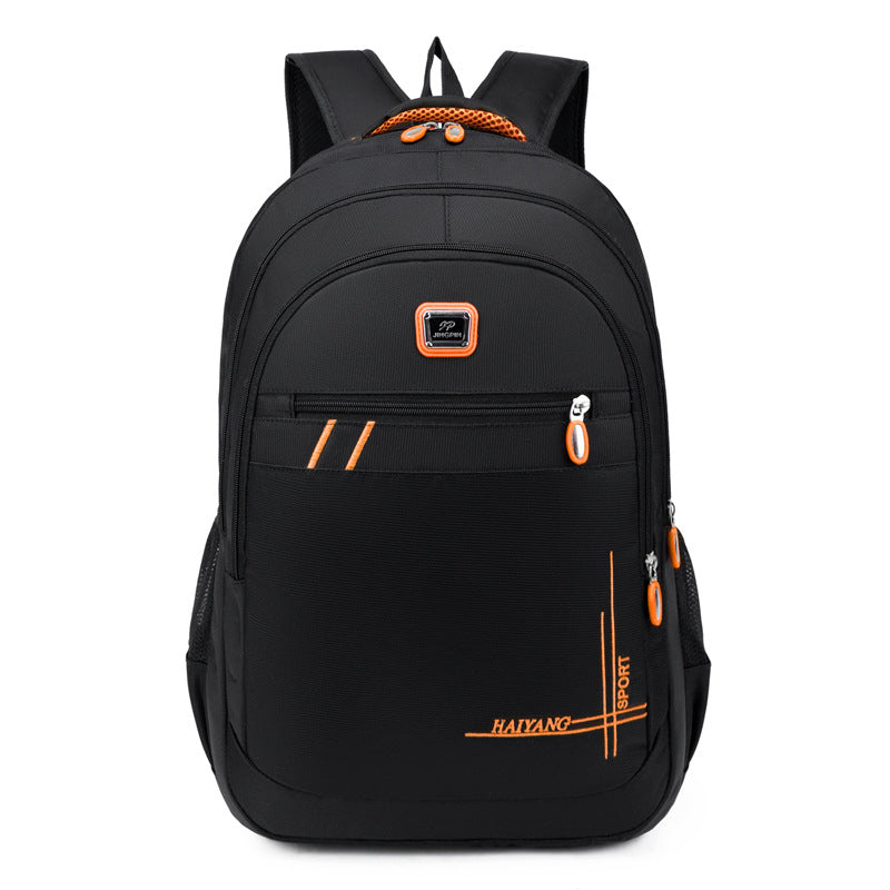 Cross-border men's large-capacity backpack business computer backpack high school student schoolbag travel backpack premium sense