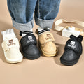 Kids' snow boots:  winter anti-slip fleece-lined girls' cotton shoes, boys' snow cotton waterproof warm boots for babies
