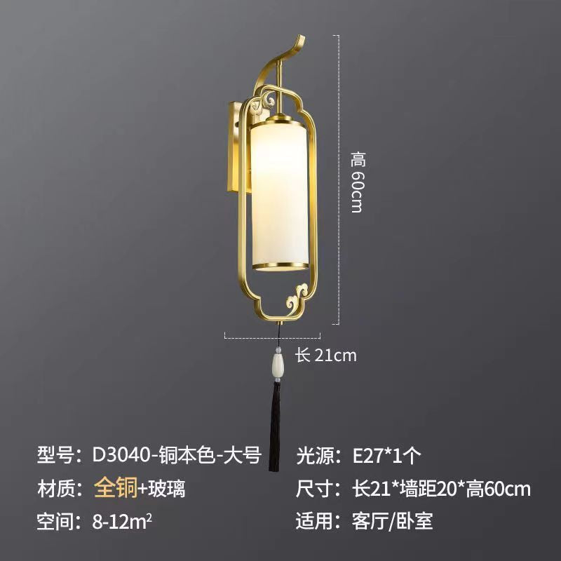 New arrival wall lamp new chinoiserie wall lamp living room popular bedside antique style