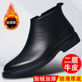 [counter genuine] boots men british style high top boots new arrival cotton shoes leather shoes workwear chelsea boots