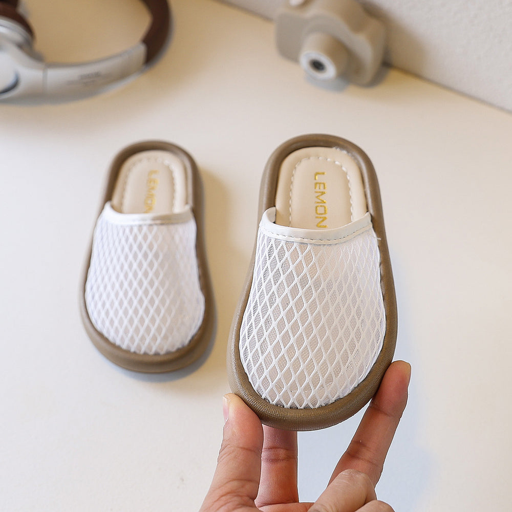 Personalized boys cork fashion sandals kids sandals flip-flops flats toe-cap slippers slip-on half slippers