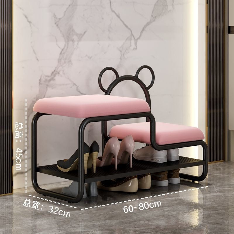 Entrance shoe stool, scandinavianfor home shoe changing stool, popular sofa stool, bench, door shoe rack, shoe cabinet, stool all-in-one