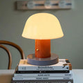 Luxury mushroom table lamp - portable, nordic retro style, decorative ambient light for bedroom, bedside, and desk