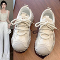 Women's sneakers: 2025 new spring/summer hot styles - chunky sole, versatile white sneakers, soft sole, lightweight running & casual shoes