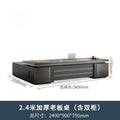 Saint li office desk - luxurious executive office desk and chair set - minimalist modern ceo desk - cross-border e-commerce