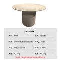 Microcement dining table - wabi-sabi style artistic dining table - waterproof, new minimalist design for cross-border e-commerce