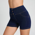 Influencer-approved, new high-waisted peach lift workout shorts for women. these figure-hugging, slimming, and stretchy yoga shorts are perfect for your next workout
