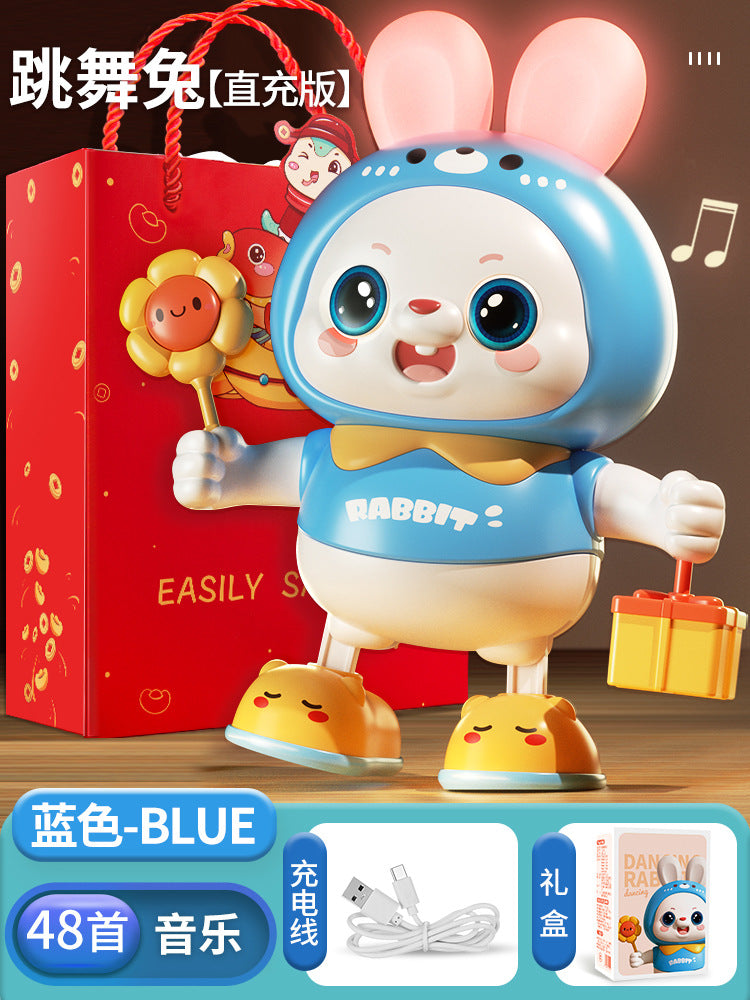 Kids' frog dancing robot toy with lights, singing, educational early learning machine, gift for boys and girls ages 0-3