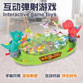new arrival: desktop dinosaur two-player battle game - parent-child interactive combat, kids' ejection bead puzzle toy