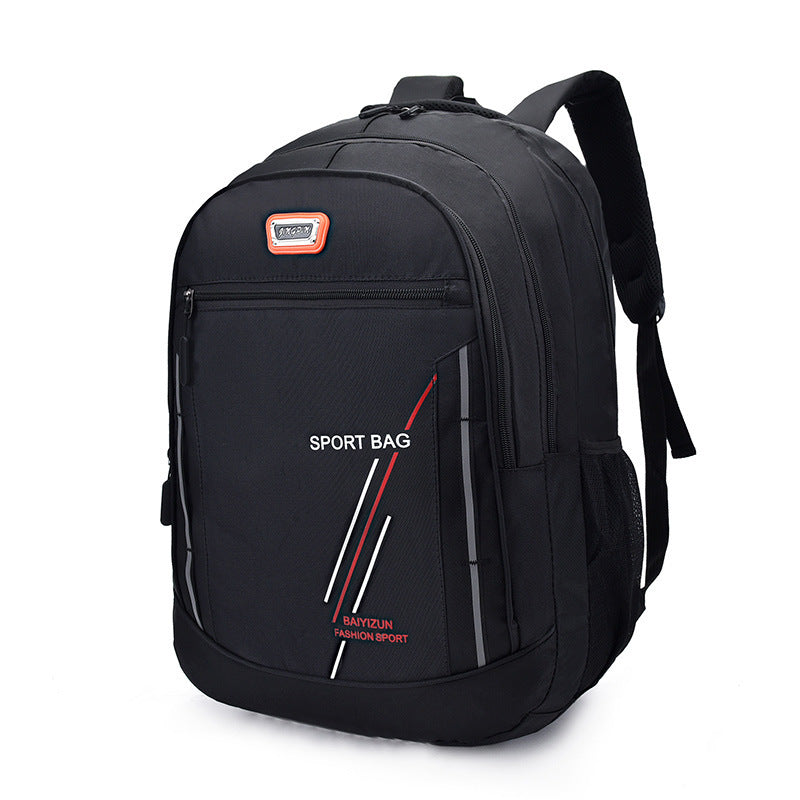 New high school student backpack, business men's computer backpack, leisure travel bag, backpack spot wholesale