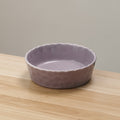New arrival cream style pure color ceramic bowl hammer pattern design underglaze color fruit bowl for home high-looking salad bowl wholesale